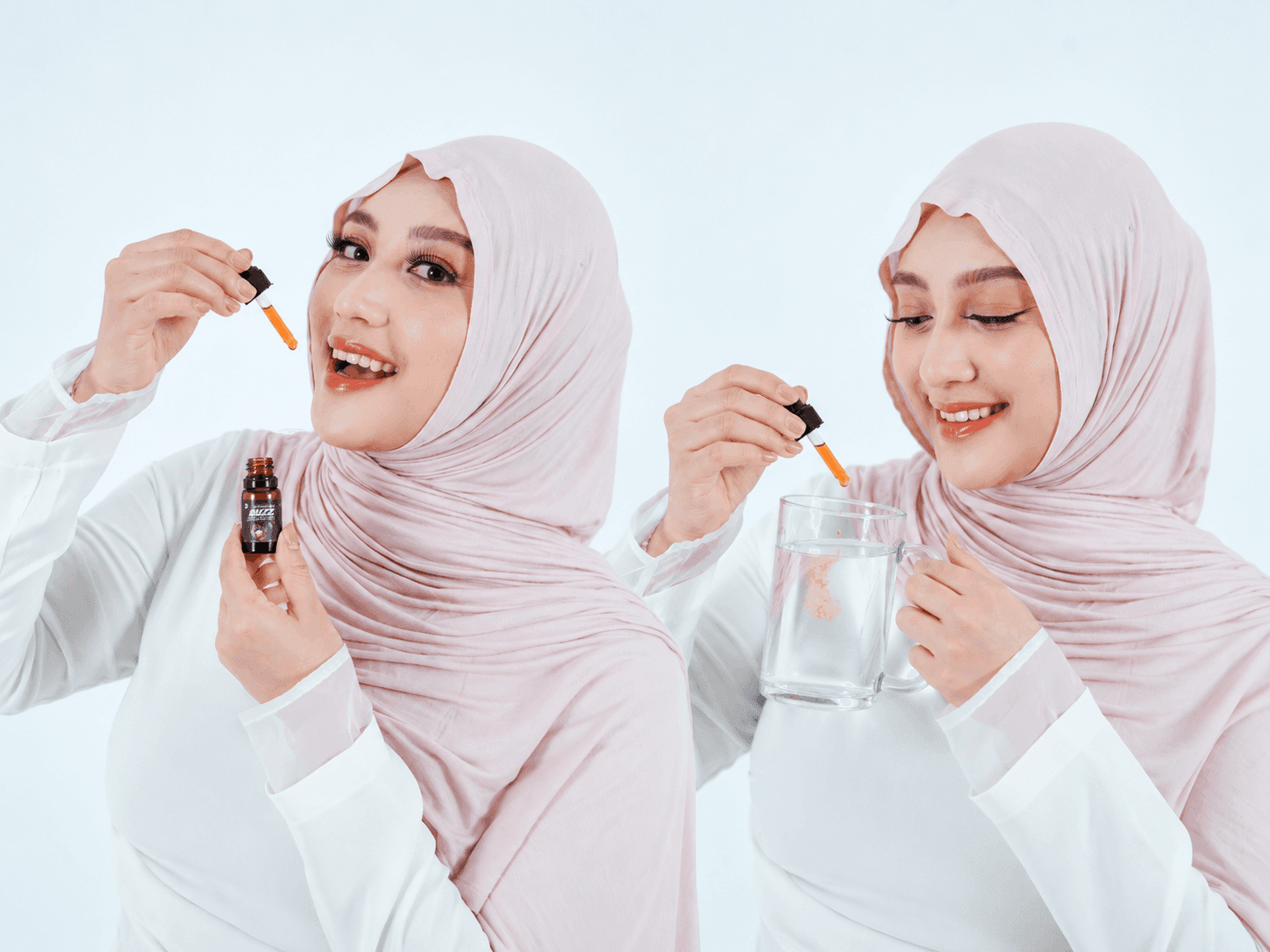 Nabila meneteskan Buzz Propolis